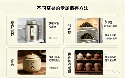Storage methods for different types of tea Storage methods for different types of tea